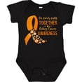 thumbnail image 3 of Inktastic Our Family Fights Together Kidney Cancer Awareness Boys or Girls Baby Bodysuit, 3 of 5