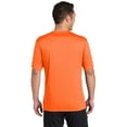 thumbnail image 3 of Hanes Cool DRI TAGLESS Men`s T-Shirt, S, Safety Orange, 3 of 5