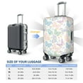thumbnail image 5 of JUNZAN Colorful Butterfly Print Washable Luggage Cover - Fashion Suitcase Protector Fits 18-32 Inch Luggage, 5 of 8