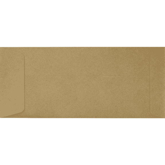 LUXPaper #10 Open End Envelopes, 4 1/8 x 9 1/2, Grocery Bag, 50/Pack