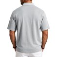 thumbnail image 4 of Fanshiluo Men's Checkered Print Short Sleeve Polo Shirt, Casual Collared Golf T-Shirt,Size:M,Big and Tall Men, 4 of 7