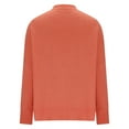 thumbnail image 6 of Casual Loose Crewneck Long Sleeve Knitted Sweaters for Women Batwing Sleeve Solid Trendy Pullover Tops Jumpers Orange,M, 6 of 6