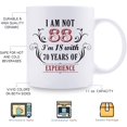 thumbnail image 6 of 88th Birthday Gifts for Women Men - I''m Not 88 I''m 18 with 70 Years of Experience Mug - 88 Year Old Present Ideas for Mom, Dad, Wife, Sisters, Grandma, Grandpa, Friends, Coworkers - 11 oz, 6 of 6