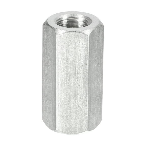 M14 x 2-Pitch 50mm Length Coupling Nuts, 1pcs 304 Stainless Steel Nuts
