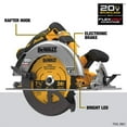 thumbnail image 2 of Sierra circular DEWALT DCS573B 20V MAX* 7-1/4 pulgadas con FLEXVOLT, 2 of 9