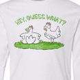 thumbnail image 4 of Inktastic Hey, Guess What? Chicken Butt Long Sleeve Youth T-Shirt, 4 of 5