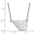 thumbnail image 3 of Sterling S. Rh-p LogoArt University of Dayton Small Pendant With Necklace; 18 inch; for Adults and Teens; for Women and Men, 3 of 3