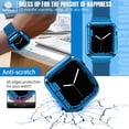 thumbnail image 5 of 45mm Cover Environmental Soft Flexible TPU Anti-Scratch Lightweight Protective 45mm Iwatch Case Compatible with Apple Watch Series 8/7 Series 6/SE/5/4 Series 3/2/1 - Royal Blue, 5 of 5