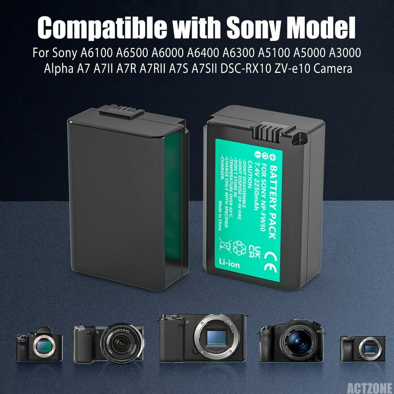 Batería NP-FW50 para Sony Alpha A7