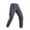 Dark Gray, variant on Men Button Fly Label Patch Multi Pocket Rib Ankle Cargo Jogger Pants Quick Dry Twill Outdoor Travel Street Trousers Black S