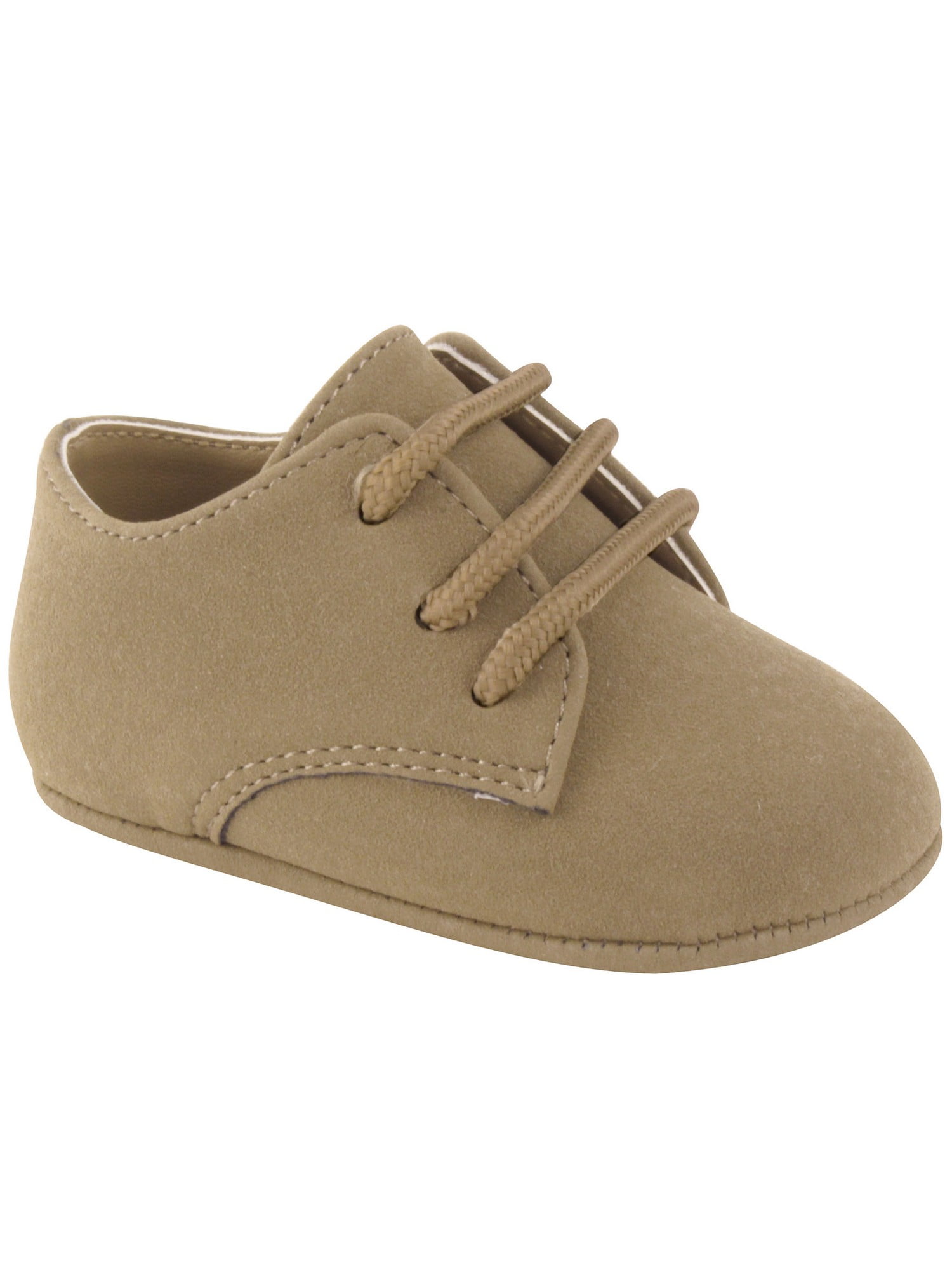 Baby Deer Boys Khaki Suede PU Lace Up 