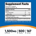 thumbnail image 5 of Nutricost Psyllium Husk 1500mg Per Serving, 500 Capsules - Non-GMO & Gluten Free Supplement, 5 of 5