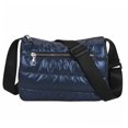 thumbnail image 1 of Bolso de hombro acolchado a rayas para mujer bandolera informal de nailon de Color sólido bolsos de ocio, 1 of 6