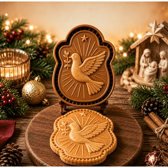 Faith And Nativity Christmas Mini Pie Mold Collection, Practical Holiday Baking Accessory to Make Themed Pastries for Family Christmas Gathering Events