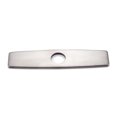 thumbnail image 2 of Luxier DKPL-10B-V 10" Kitchen Sink Faucet Hole Cover Deck Plate Escutcheon Brushed Nickel, 2 of 5