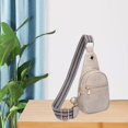 thumbnail image 2 of Bag Women Crossbody Backpack Chest Bag Adjustable Shoulder Strap Versatile Light Pink, 2 of 8
