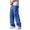 Blue -AK11, variant on Mens Track Pants Baggy Y2K Wide Leg Contrast Piping Parachute Pants | Mens Streetwear, Drawstring Elastic Waist Parachute Cargo Sweatpants, Oversized Streetwear Trousers Blue S