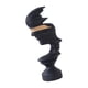 thumbnail image 1 of Estatua de pensador silencioso, adorno de rostro humano, estatua artesanal, regalo, figura sencilla para oro negro, 1 of 9