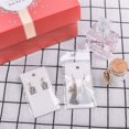 thumbnail image 7 of BronaGrand 100 Set White Kraft Paper Earring Display Card Earring Stud Cards Tags with 100pcs Self-Seal Bags for DIY Ear Studs and Earrings, 7 of 7