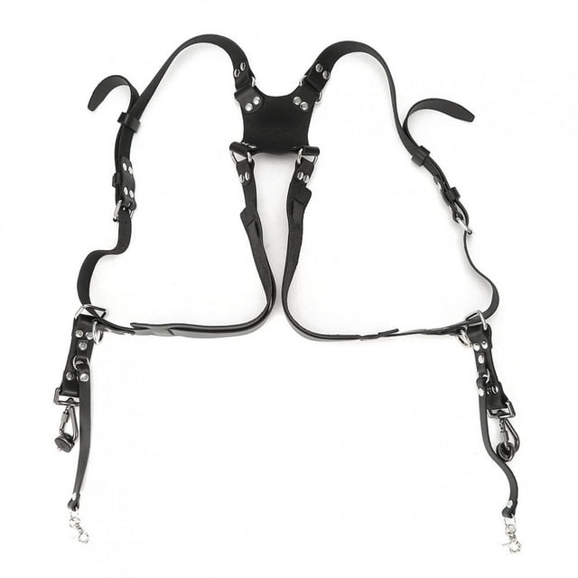 Cinturón de hombro para cámara, correa de cámara Accesorios de fotografía dobles de cuero Correa de hombro de cuero para cámara optimizada para la excelencia