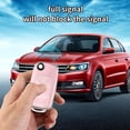 thumbnail image 4 of Key Fob Cover Compatible with Volkswagen Beetle GTI Jetta Passat Tiguan Keychain Case Holder Protector,Pink, 4 of 7