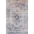 thumbnail image 1 of Unique Loom Charme Haut-Bas Tapis de Zone Moderne Pile 4' x 6' Rectangle Gris/ivoire, 1 of 1
