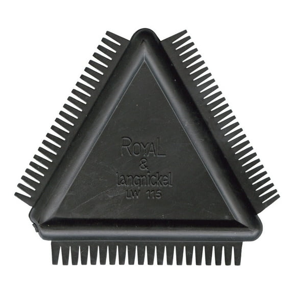 LW115 | Rubber Triangle Comb