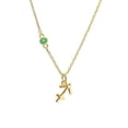 thumbnail image 2 of Collar con dije signo zodiaco Sagitario chapa de oro 18k, 2 of 4