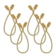 thumbnail image 2 of Juego de 6 cintas reutilizables y fáciles de moldear para guirnaldas navideñas, ideales para empaques y decoraciones flexibles, perfectas para calceti Oro, 2 of 8