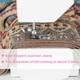 thumbnail image 6 of Mini Sewing Machine for Beginners, Electric Portable Small Sewing Machine with 12 Built-In Stitches Reverse Sewing Adjustable Speed LED Light Foot Pedal Heavy Duty Household Mending Stitching Machine, 6 of 11