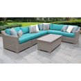 thumbnail image 2 of Coast 7 Piece Outdoor Wicker Patio Furniture Set 07b, 2 of 2