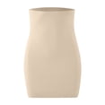 thumbnail image 5 of MIXUE Skirts For Women Summer Solid Color Elastic High Waist Seamless Bodyshaper Mini Bodycon Skirt Sportswear,Brown,L, 5 of 6