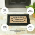 thumbnail image 4 of Evergreen Welcome scroll Sassafras Indoor Outdoor Switch Doormat 1'10"x10" Beige, 4 of 4