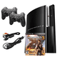 thumbnail image 1 of Restored Sony Playstation 3 PS3 Console Original 80GB Black with Uncharted 3: Drake's Deception and Two Retrofam Controllers (Refurbished), 1 of 5