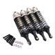 thumbnail image 4 of Amortiguadores traseros de aluminio de 4 piezas para piezas de actualización de camiones de corto Ssh 2WD Hugo Amortiguador de orugas RC, 4 of 7