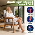 thumbnail image 5 of FKS LIFE Outdoor Seat Cushion 1 Set, 20" x 20" x 4" Patio Furniture Replacement, 5 of 7