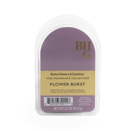 BHG Luxury Fragrance, Flower Burst Scented Wax Melts, 2.5oz