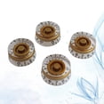 thumbnail image 4 of EeaseCA 4 PCS/ Set Guitar Knobs Volume Tone Control Rotary Knobs for Epiphone Style Electric Guitar Parts Replacement (White and Yellow), 4 of 7