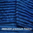 thumbnail image 4 of Queen Size Blankets for Beds, Soft Lightweight Fleece Fuzzy Throw Blanket for Couch, Sapphire Blankets and Throws for Women Girls, 80" x 90", 4 of 7