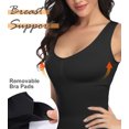 thumbnail image 5 of ANYFIT WEAR Women's Cami Shaper with Built in Bra Tummy Control Camisole Summer Sleeveless Tank Top Underskirts Shapewear Body Shaper (S-2XL), 5 of 6