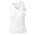 thumbnail image 5 of WAYUTE Women's Tank Tops Ribbed Knit Sleeveless Solid Color Fashionable Casual Outdoor Basic Crewneck Slim Fit Tee Shirt, 5 of 5