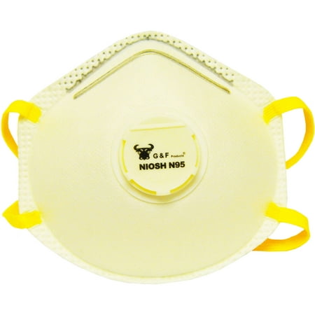 G & F Particulate Respirator Dust Mask Box, 10 Masks