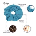 thumbnail image 4 of Jumbo Cotton Scrunchie - Blue, 4 of 5