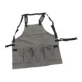 thumbnail image 2 of Oubit Durable Woodworking Apron,Woodworking Apron Canvas Gray Woodworking Shop Apron Shop Apron Solid Performance, 2 of 8