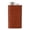 Reddish Brown, variant on Stainless Steel Leakproof tiny Liquor Flask, Portable Outdoor liquor Container For Camping Hiking Travel Essentials
