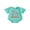 Turquoise Romper, variant on BemeyourBBs Toddler Baby Girl Boy Matching Outfit The Life Of A Showbaby Clothes Newborn Infant Bubble Romper Letter Star Print Short Sleeve Crewneck Bodysuit T Shirt Top Summer Clothhing
