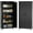 Black, variant on Accreate Rolling 72" Steel Storage Cabinet with Lockable Doors and Adjustable Shelves for Organized Storage