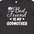 thumbnail image 4 of Inktastic My Best Friend is My Godmother with Hearts Youth T-Shirt, 4 of 5