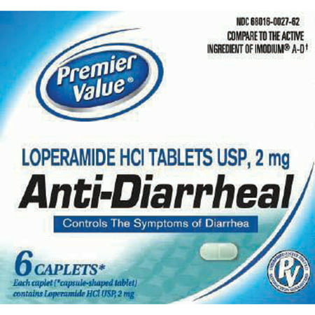  antidiarrhéiques Caplets - 6 ct