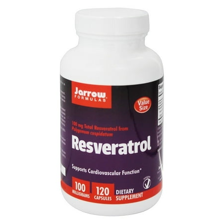 Jarrow Formulas - Resveratrol 100 mg. - 120 Vegetarian Capsules
